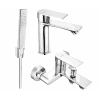 Mexen Royo R72 zestaw wannowy, chrom - 72203R72-00