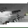 Mexen Cubik rechteckige Badewanne 160 x 70 cm mit Verkleidung und 1-flügeliger Abtrennung 90 cm, schwarzes Muster - 550316070X9?