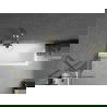 Mexen Cubik rechthoekig bad 170 x 70 cm met ombouw en 1-vleugelig scherm 50 cm, transparant, goud - 550317070X9505000050