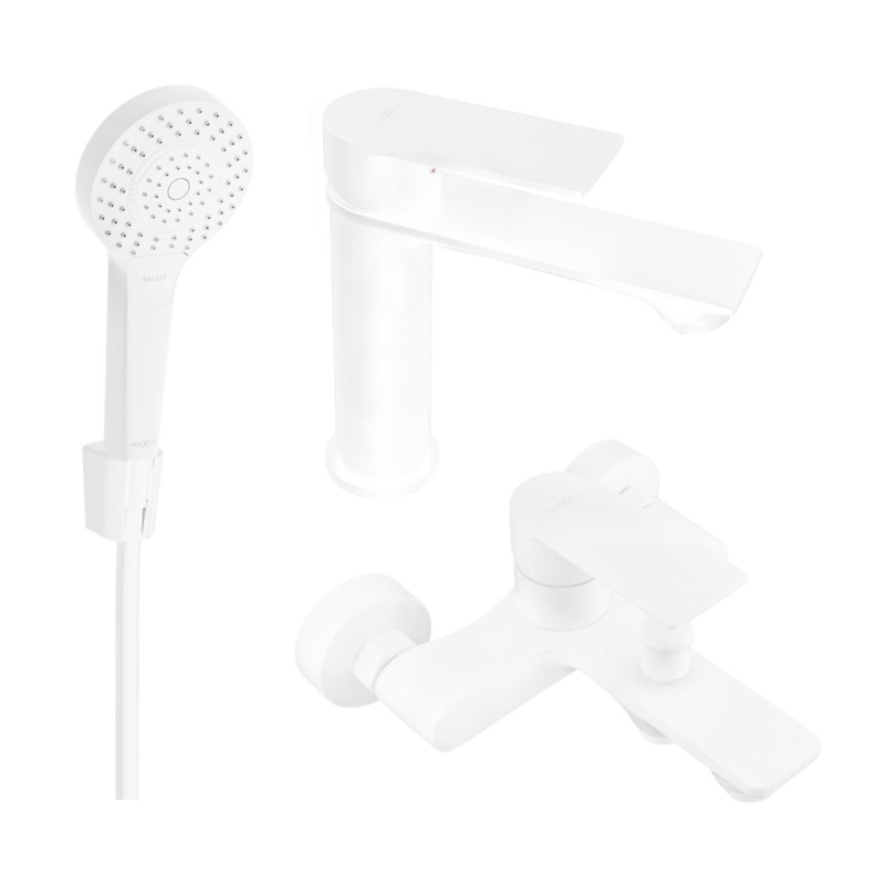 Mexen Royo R05 bathtub set, white - 72203R05-20