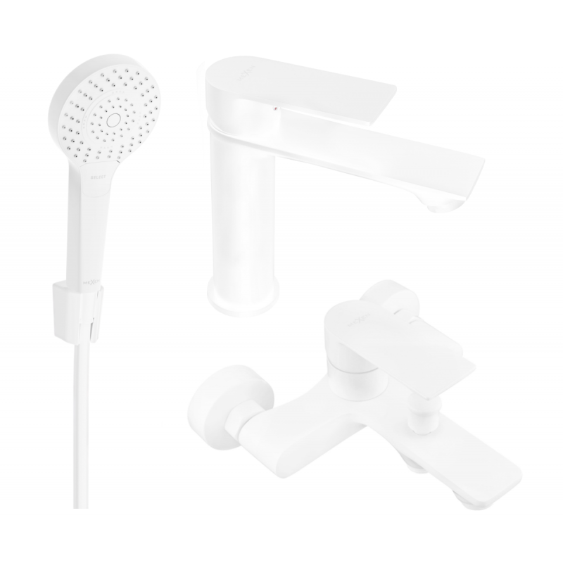 Mexen Royo R05 conjunto de baño, blanco - 72203R05-20