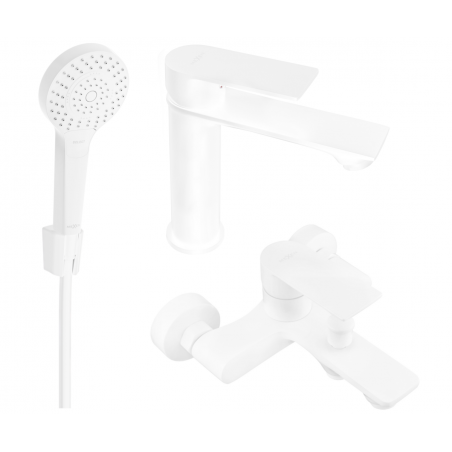 Mexen Royo R05 Buedzëmmer-Set, wäiss - 72203R05-20