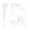 Mexen Royo R05 bathtub set, white - 72203R05-20