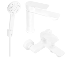 Mexen Royo R40 bath set, white - 72203R40-20