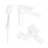 Mexen Royo R62 juego de baño, blanco - 72203R62-20