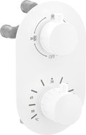 Baignoire-douche thermostatique Mexen Kai 3 sorties, blanc - 77602-20