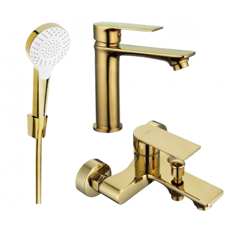 Mexen Royo R05 conjunto de bañera, dorado - 72203R05-50