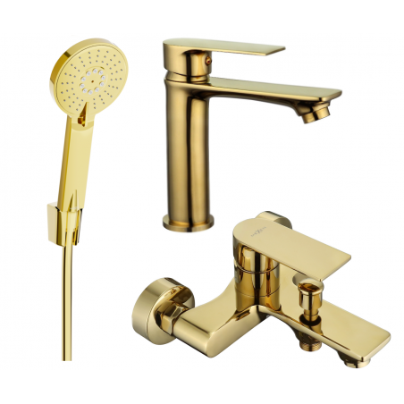 Mexen Royo R40 conjunto de bañera, dorado - 72203R40-50