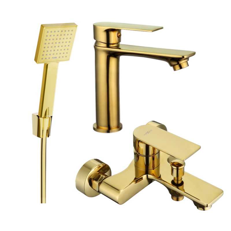 Mexen Royo R45 Bathtub Set, Gold - 72203R45-50
