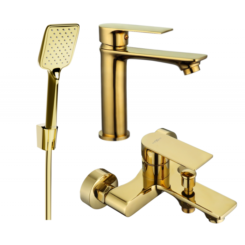 Mexen Royo R62 kylpyammeen sarja, kultainen - 72203R62-50