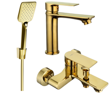 Mexen Royo R62 set za kadu, zlatni - 72203R62-50