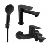 Mexen Royo R05 Wannenset, schwarz - 72203R05-70