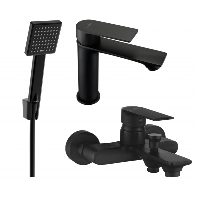 Mexen Royo R45 conjunto de baño, negro - 72203R45-70