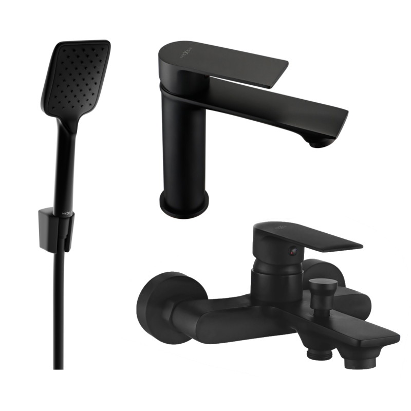 Mexen Royo R62 vannikomplekt, must - 72203R62-70