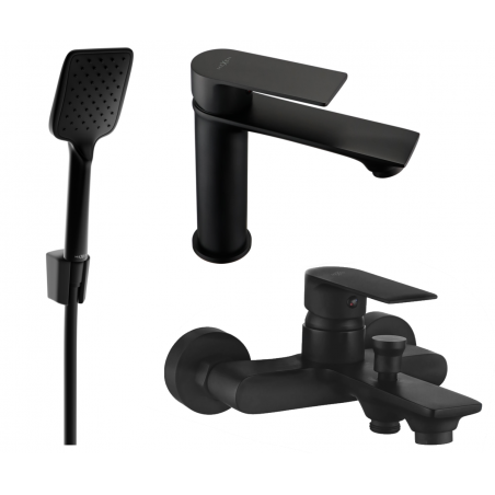 Mexen Royo R62 vannikomplekt, must - 72203R62-70