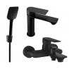 Mexen Royo R62 vannikomplekt, must - 72203R62-70