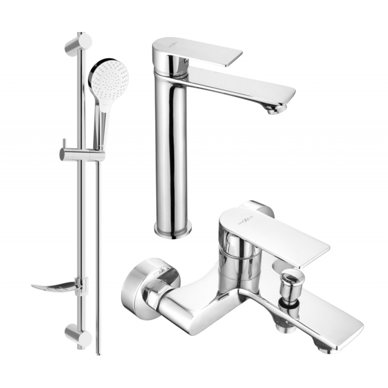 Mexen Royo DF05 ensemble de bain, chrome - 72213DF05-00