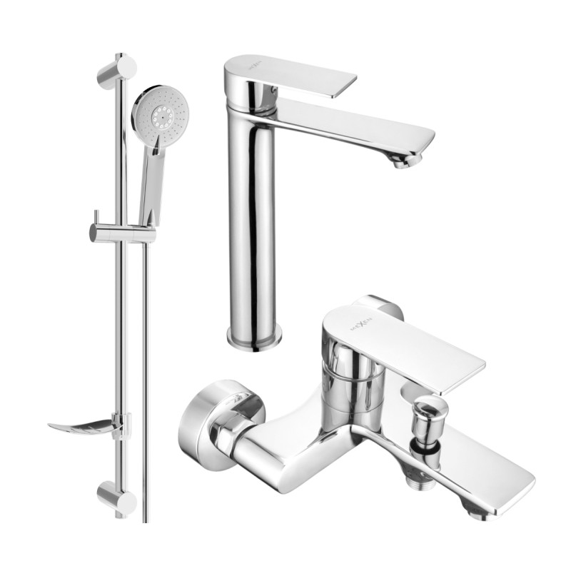 Mexen Royo DF40 zestaw wannowy, chrom - 72213DF40-00