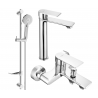 Mexen Royo Ensemble de bain DF40, chrome - 72213DF40-00
