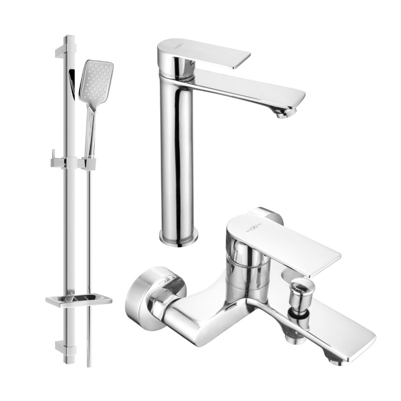 Mexen Royo DQ62 vannikomplekt, kroom - 72213DQ62-00