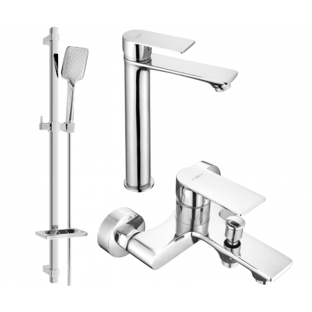 Mexen Royo DQ62 vannikomplekt, kroom - 72213DQ62-00