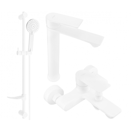 Mexen Royo DF40 Badewannenset, weiß - 72213DF40-20