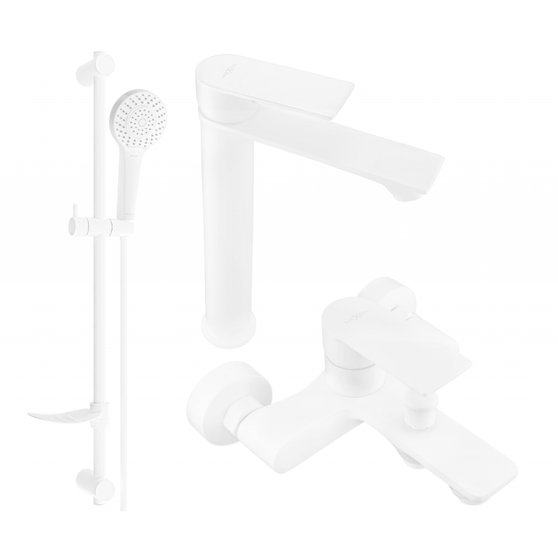 Mexen Royo DF05 ensemble de bain, blanc - 72213DF05-20