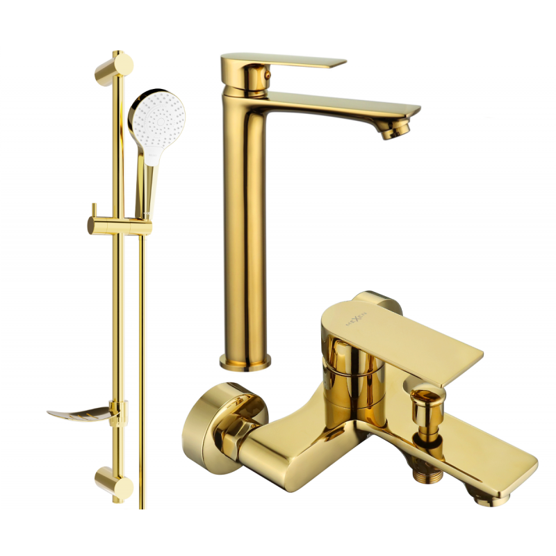 Mexen Royo DF05 conjunto de banho, dourado - 72213DF05-50