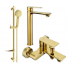 Mexen Royo D40 vannikomplekt, kuldne - 72213DF40-50