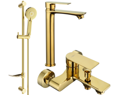 Mexen Royo D40 vannikomplekt, kuldne - 72213DF40-50