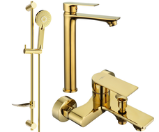 Mexen Royo DF40 ensemble pour baignoire, doré - 72213DF40-50