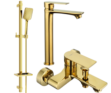 Mexen Royo Conjunto de banheira DQ62, dourado - 72213DQ62-50