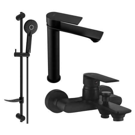 Mexen Royo DF40 ensemble de bain, noir - 72213DF40-70