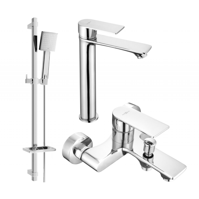 Mexen Royo DQ45 ensemble pour baignoire, chrome - 72213DQ45-00