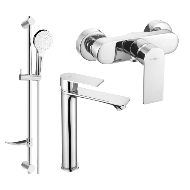 Mexen Royo DF05 dušikomplekt, kroom - 72214DF05-00