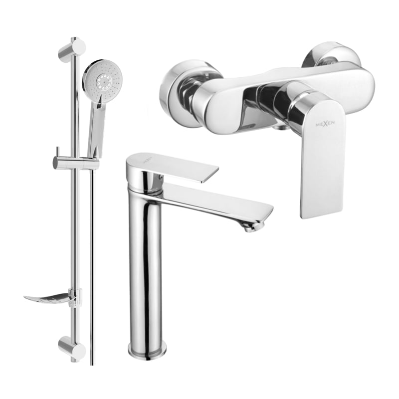Mexen Royo DF40 zestaw prysznicowy, chrom - 72214DF40-00