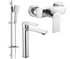 Mexen Royo DQ45 dušikomplekt, kroom - 72214DQ45-00