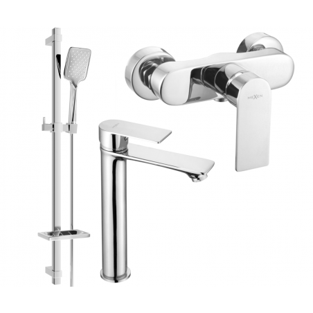 Mexen Royo DQ62 doucheset, chroom - 72214DQ62-00