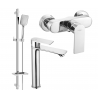 Mexen Royo DQ62 dušikomplekt, kroom - 72214DQ62-00