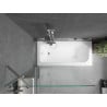 Mexen Vega rechteckige Wanne 180 x 80 cm mit Verkleidung und 1-flügeliger Abtrennung 100 cm, transparent, Chrom - 550118080X951?