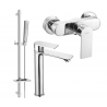 Mexen Royo DQ72 dušikomplekt, kroom - 72214DQ72-00