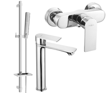 Mexen Royo DQ72 conjunto de ducha, cromado - 72214DQ72-00