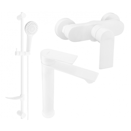 Mexen Royo DF05 doucheset, wit - 72214DF05-20