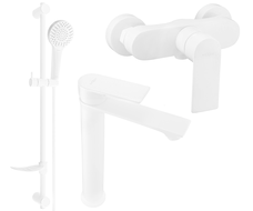 Mexen Royo DF05 Duschset, weiß - 72214DF05-20