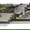 Mexen Andres granieten spoelbak met 1,5 kamers, afdruiprek en Flora keukenmengkraan, beige - 6515-69-670401-09