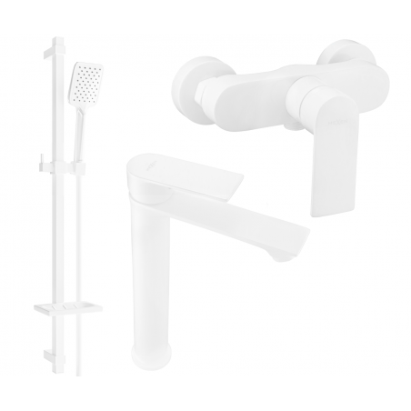 Mexen Royo DQ62 ensemble de douche, blanc - 72214DQ62-20