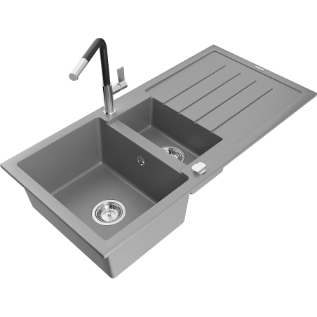 Mexen Andres granitna Spullsteen mat 1,5-Chamber mat Drainboard an Flora Kichekran, gro - 6515-71-670401-07