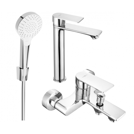 Mexen Royo R05 vannikomplekt, kroom - 72213R05-00
