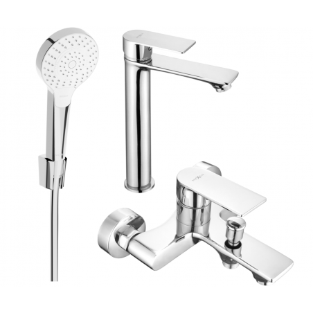 Mexen Royo R05 zestaw wannowy, chrom - 72213R05-00