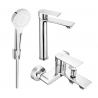 Mexen Royo R05 vannikomplekt, kroom - 72213R05-00